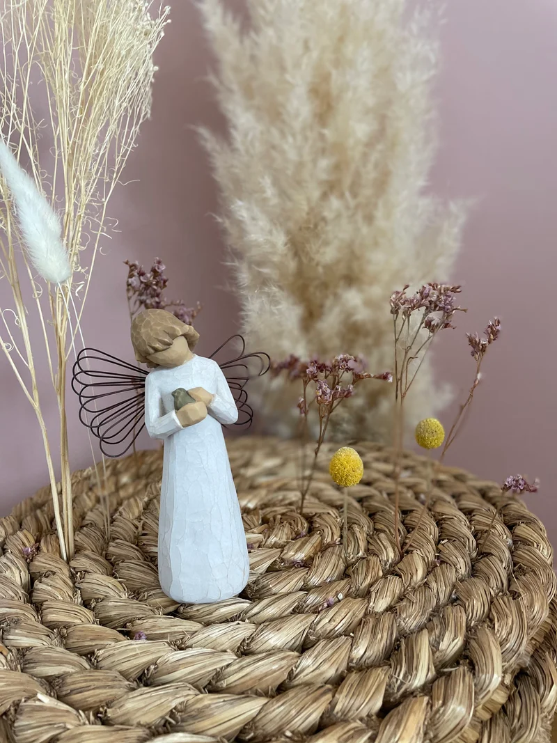 Statuette Willow Tree " Angel of healing" Ange gardien
