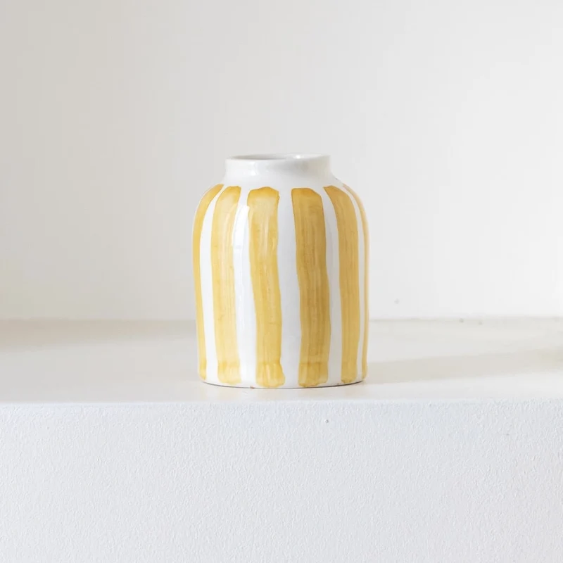 Soliflore rayé jaune