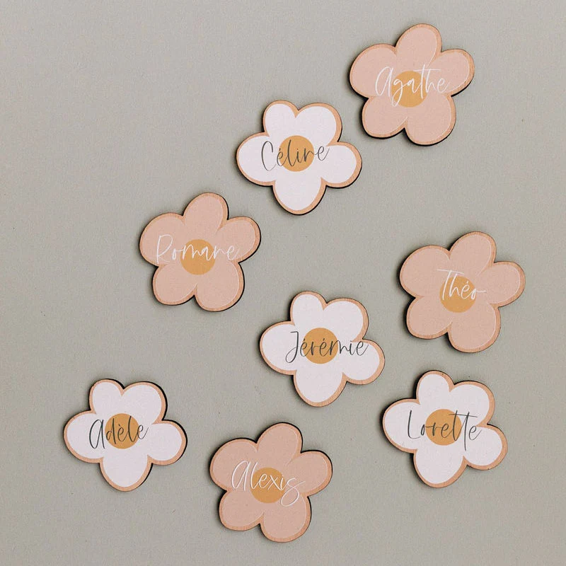 Marque-place "Fleurs"