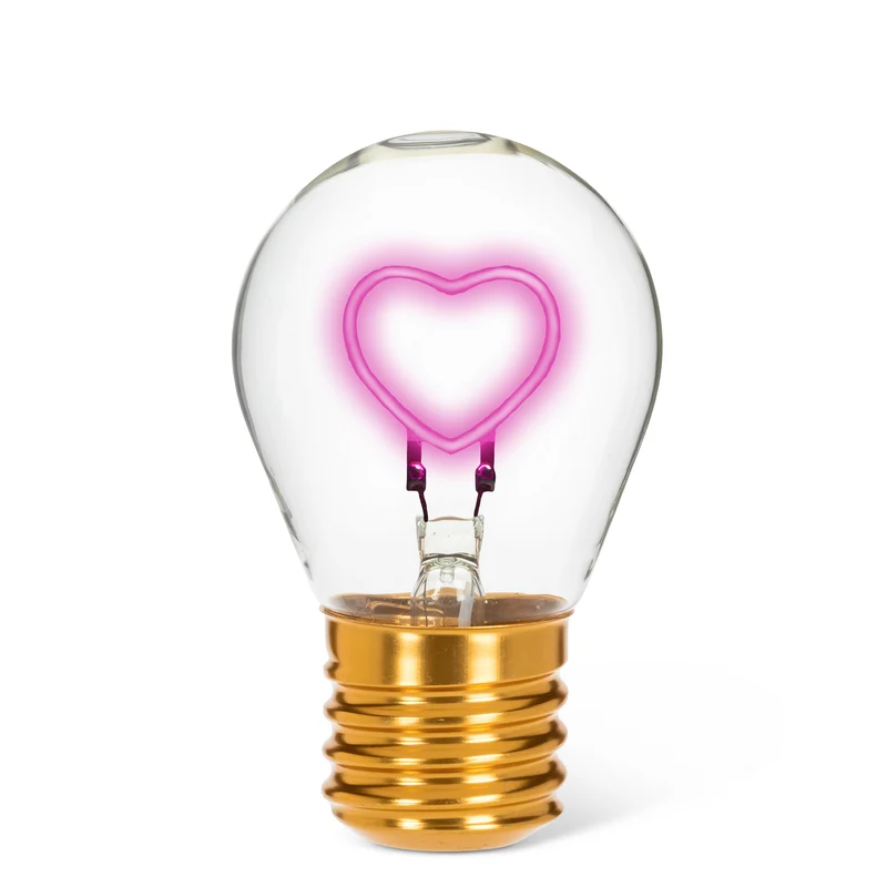 Ampoule néon - Coeur