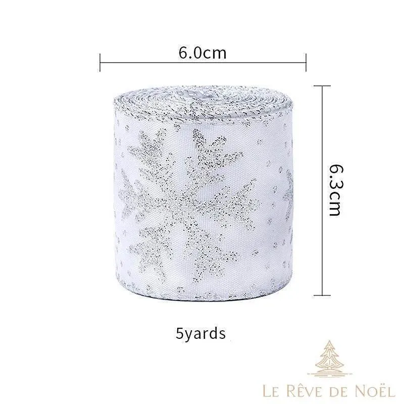 Ruban blanc Noël