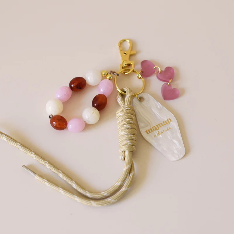 Grigris de sac / porte-clés personnalisé - fête de Mère