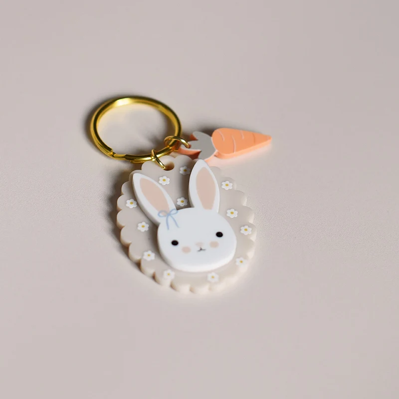 Porte-clés "Pâques" lapin