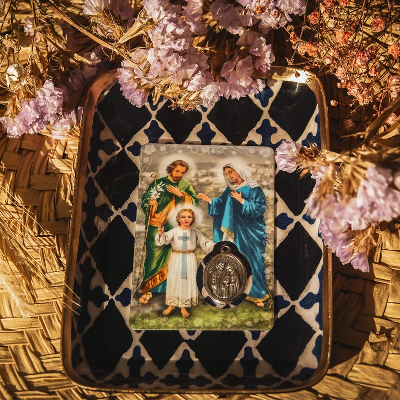 Carte médaille - Sainte Famille