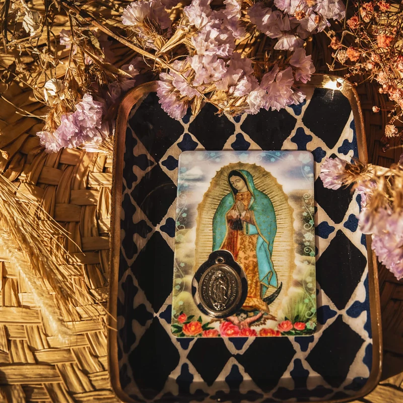 Carte médaille - Notre-Dame de Guadalupe