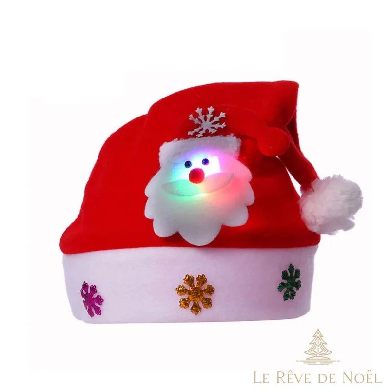 Bonnet de Noël lumineux