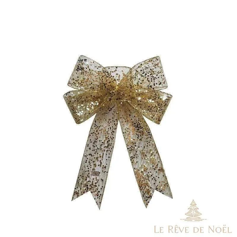 Gros noeud pour sapin de Noël