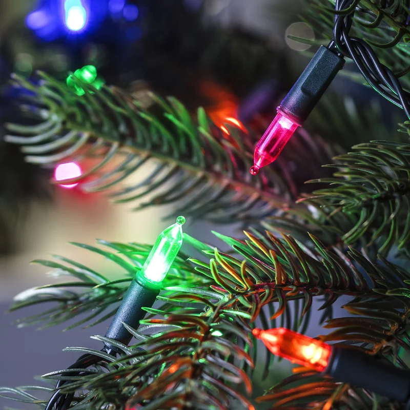 Guirlande Lumineuse pour Sapin Traditionnelle 150 LED Multicolore