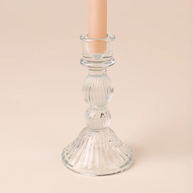 Porte-bougie en verre - Callista