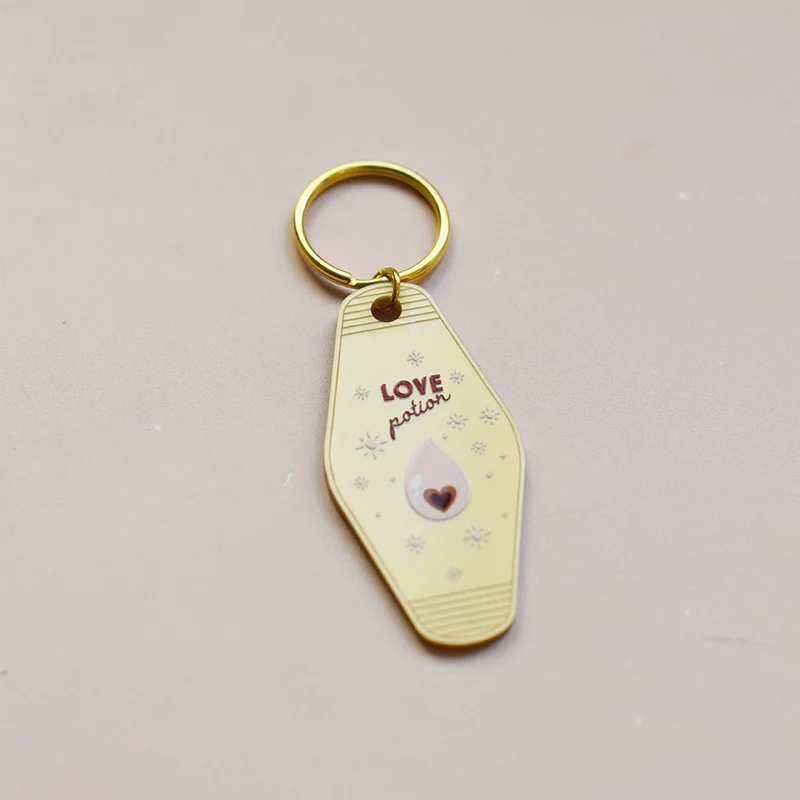 Porte-clés motel saint valentin “Love Potion” / “Self Love Potion”
