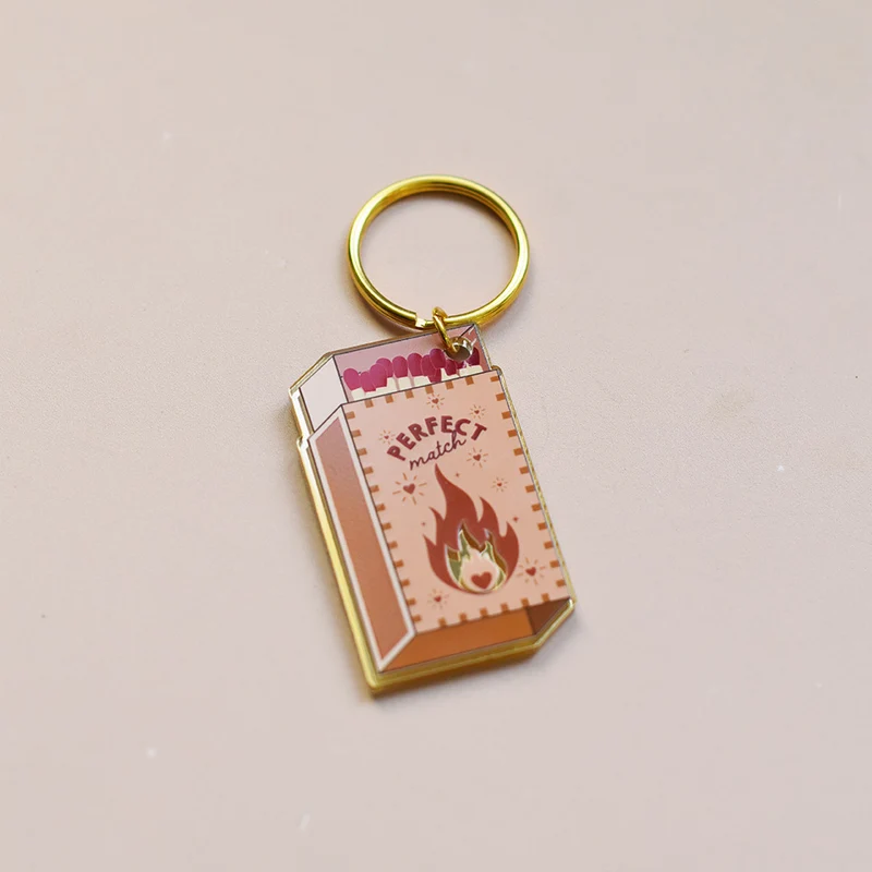 Porte-clés Saint Valentin, “perfect match”