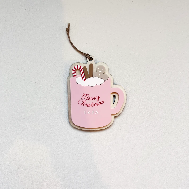 Ornement "Mug" de Noël PAPA