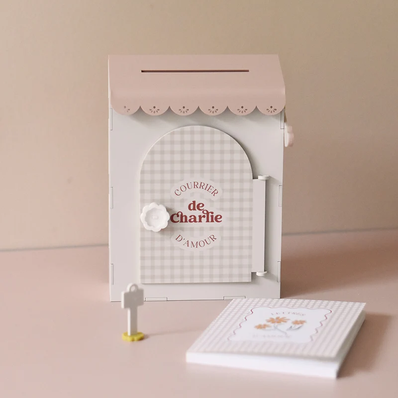 Boîte à mots doux Lola Rossi x Les Mignonneries rose