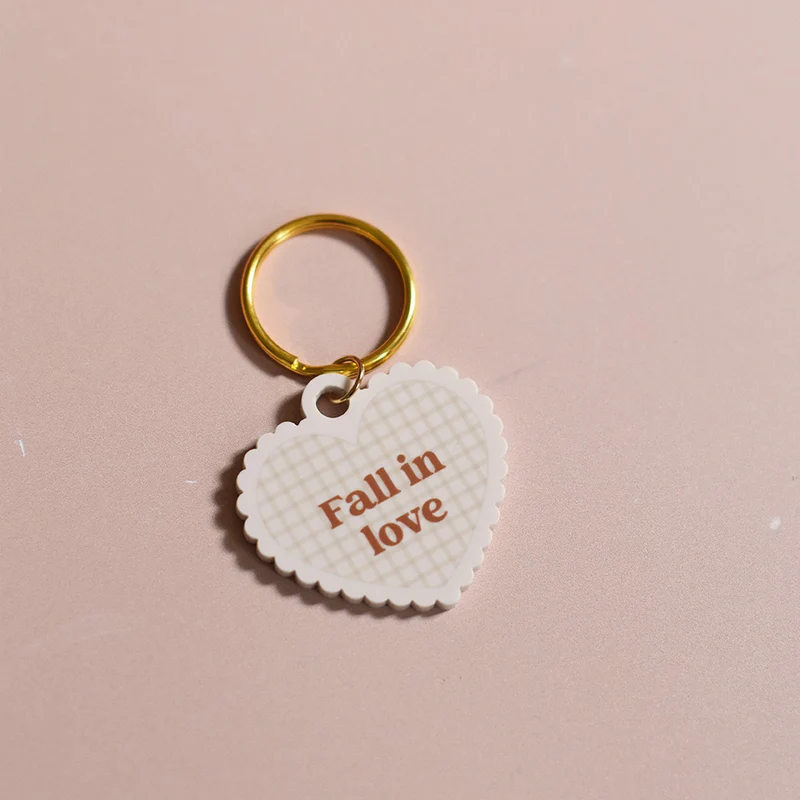 Porte-clés coeur "Fall in Love"