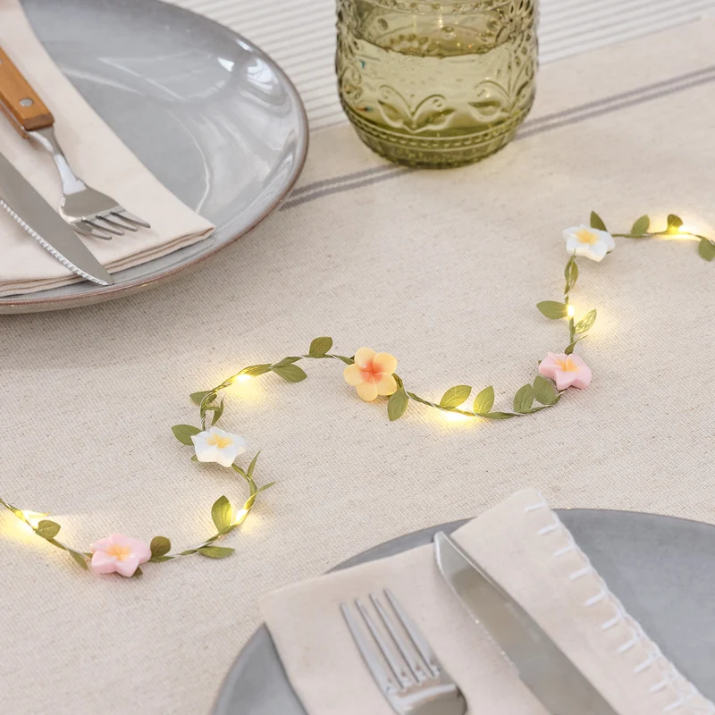 Guirlande Lumineuse Micro LED Fleurs Champêtres
