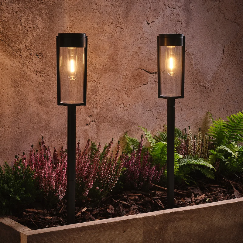 2 Balises Lumineuses Solaires Wilton