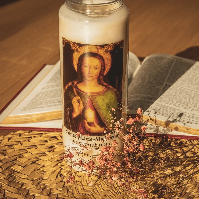 Bougie neuvaine - Saint Marie-Madeleine