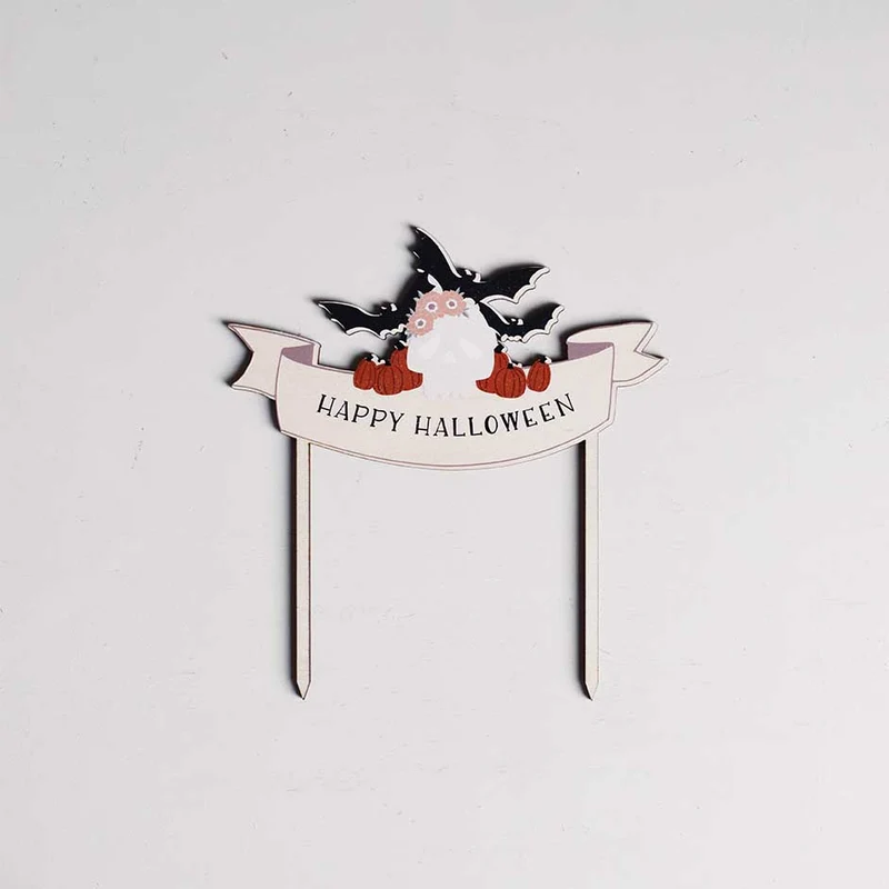 Cake topper "Happy Halloween"