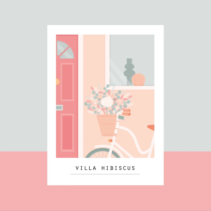 Carte postale Villa Hibiscus
