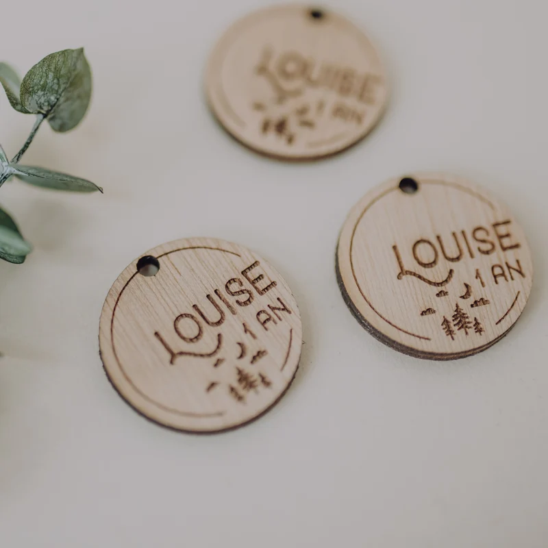 10 étiquettes cadeau "Forêt"