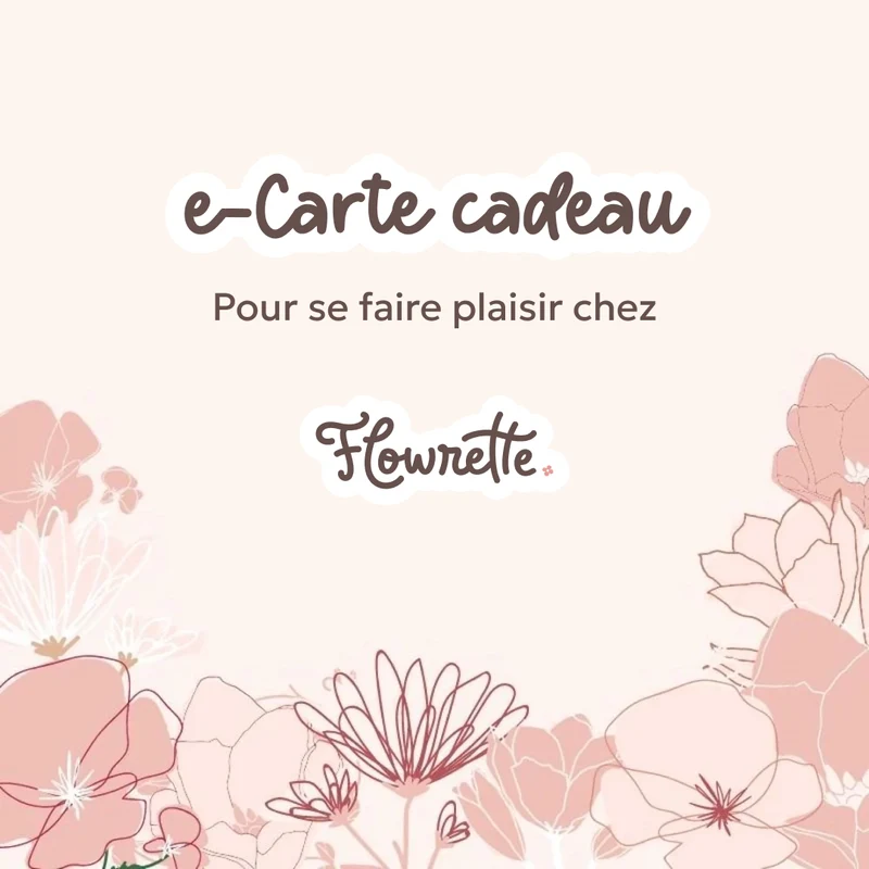 La carte cadeau Flowrette