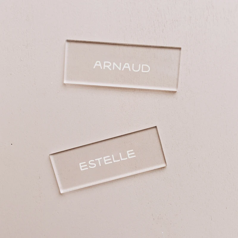 Marque-place "Sailor" rectangle