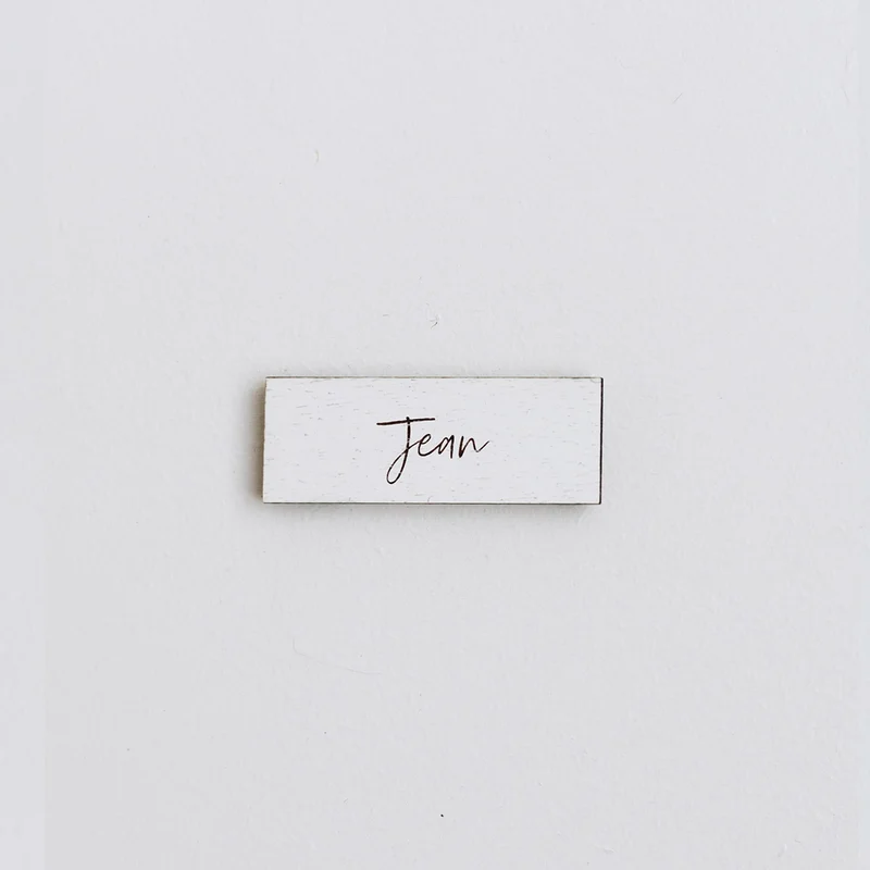 Marque-place "Pure" bois