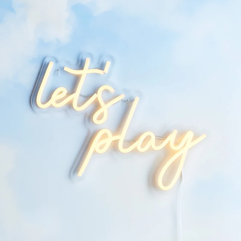 Lampe Néon Let's Play