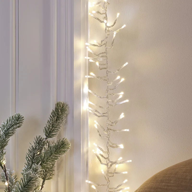 Guirlande Lumineuse en Grappe de 5 m, à LED Bicolores