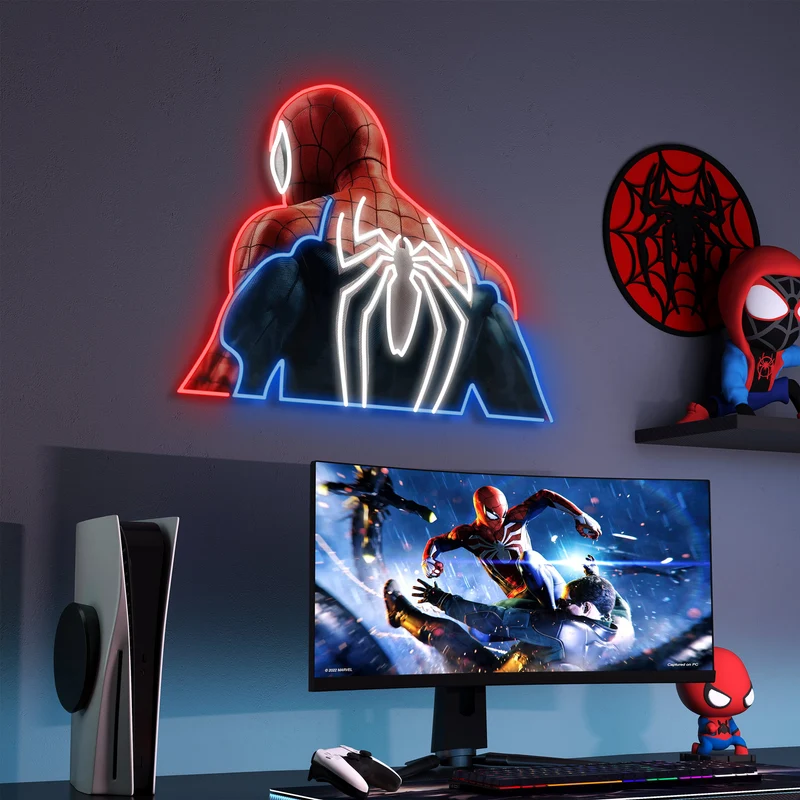 Marvel Universe, Your Friendly Neighborhood Spider-Man, Ready to Light Up the Night!
