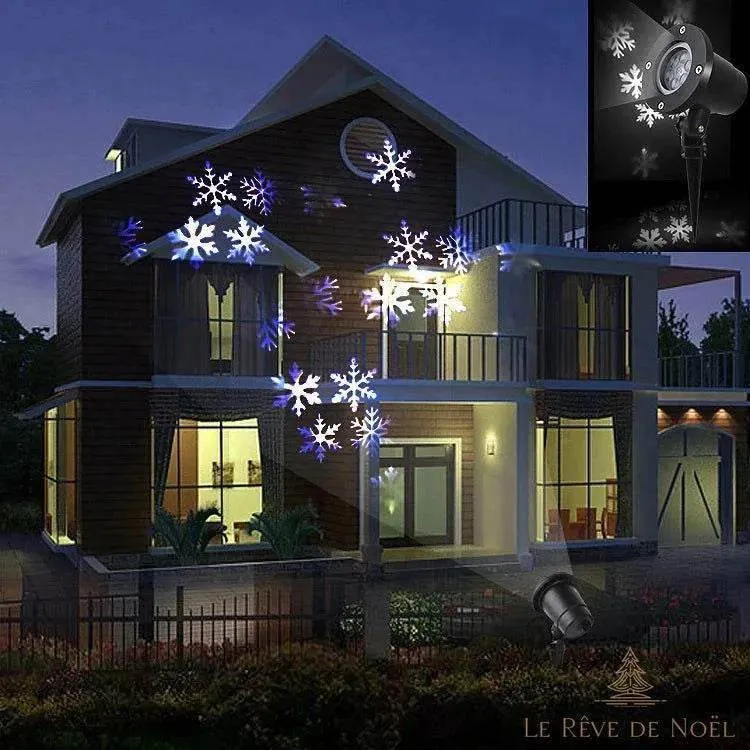 Projecteur led neige Noël