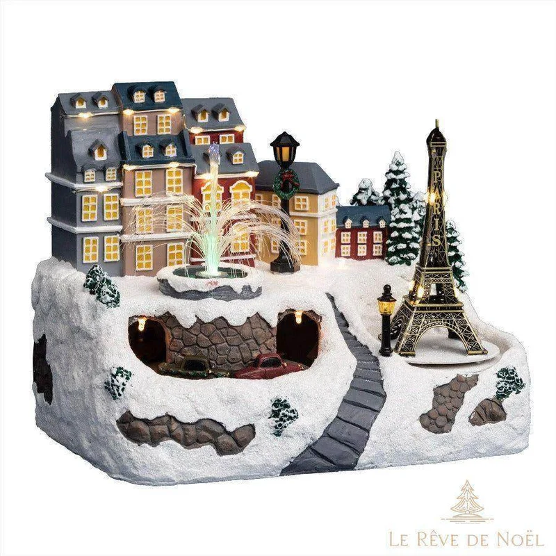 Village de Noël lumineux - Paris & Tour Eiffel