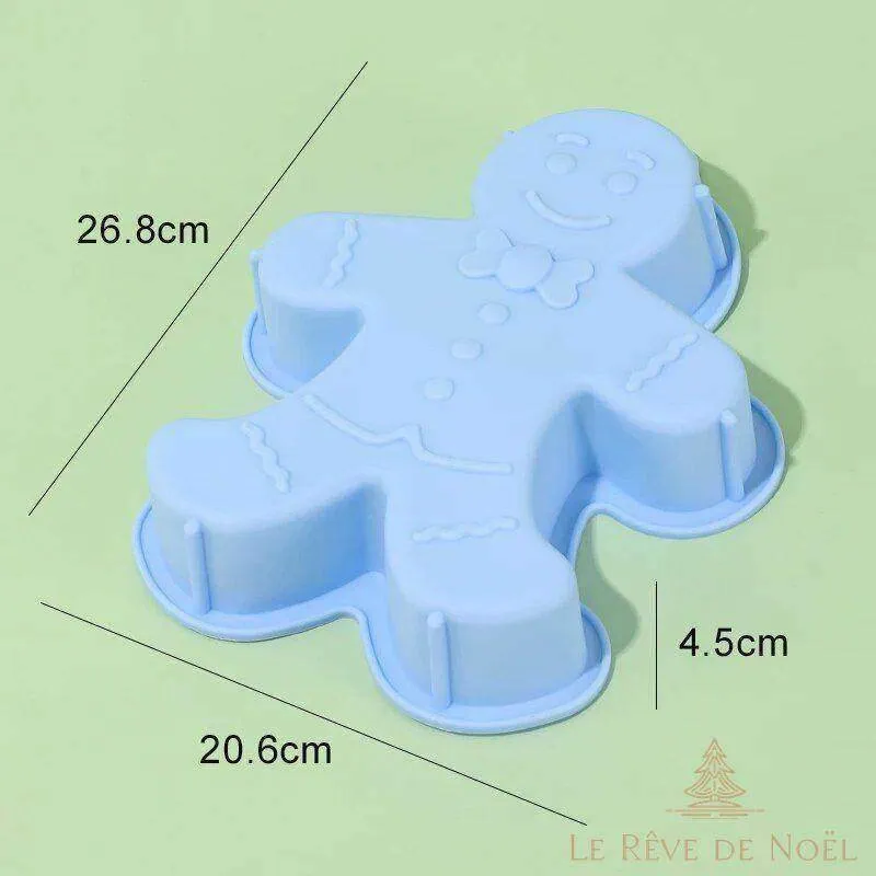 Moule à gâteaux bonhomme pain d'épices (silicone)
