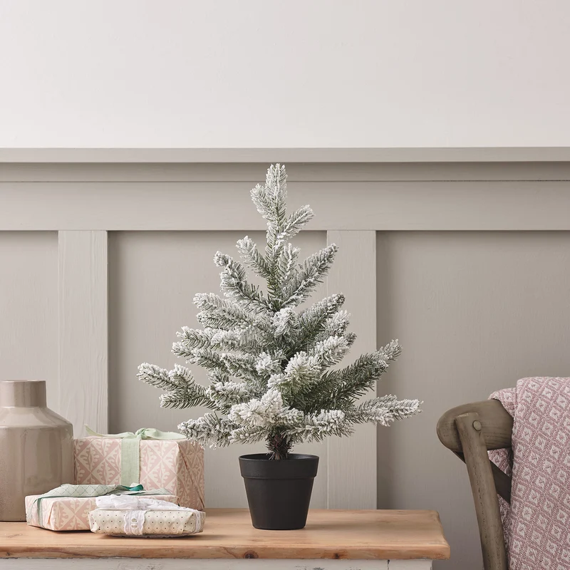Mini Sapin Décoratif Enneigé de 45 cm
