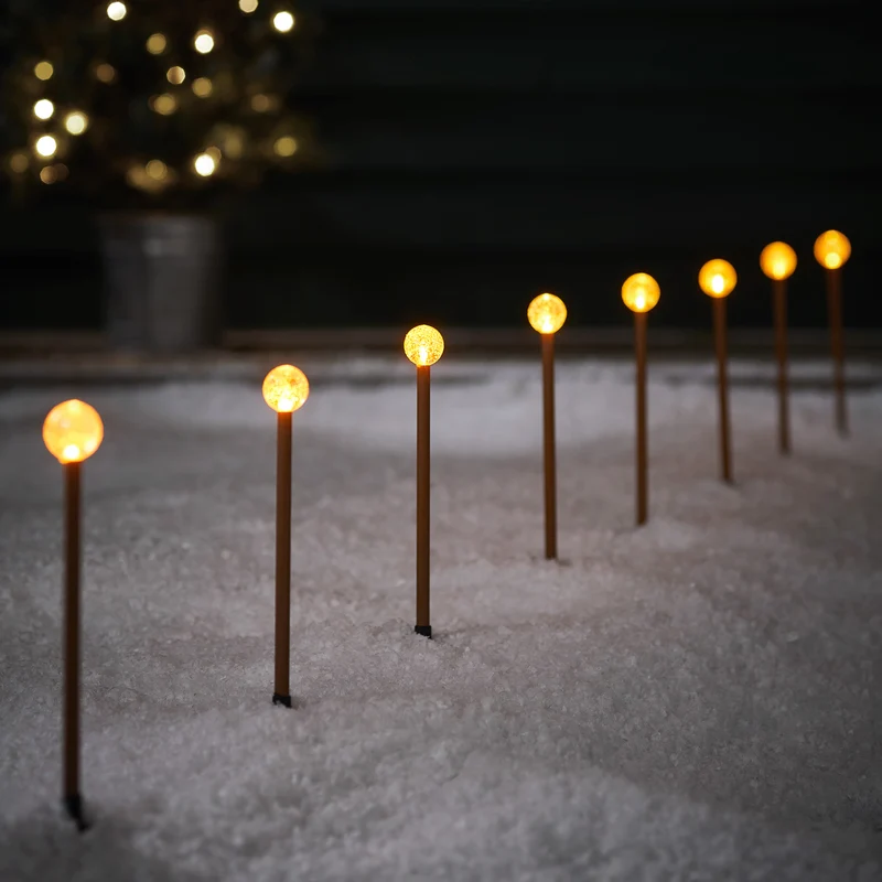 8 Balises de Jardin à Bulles