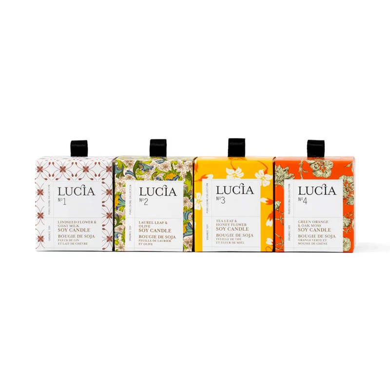 Ensemble découverte Lucia - Bougie de soja