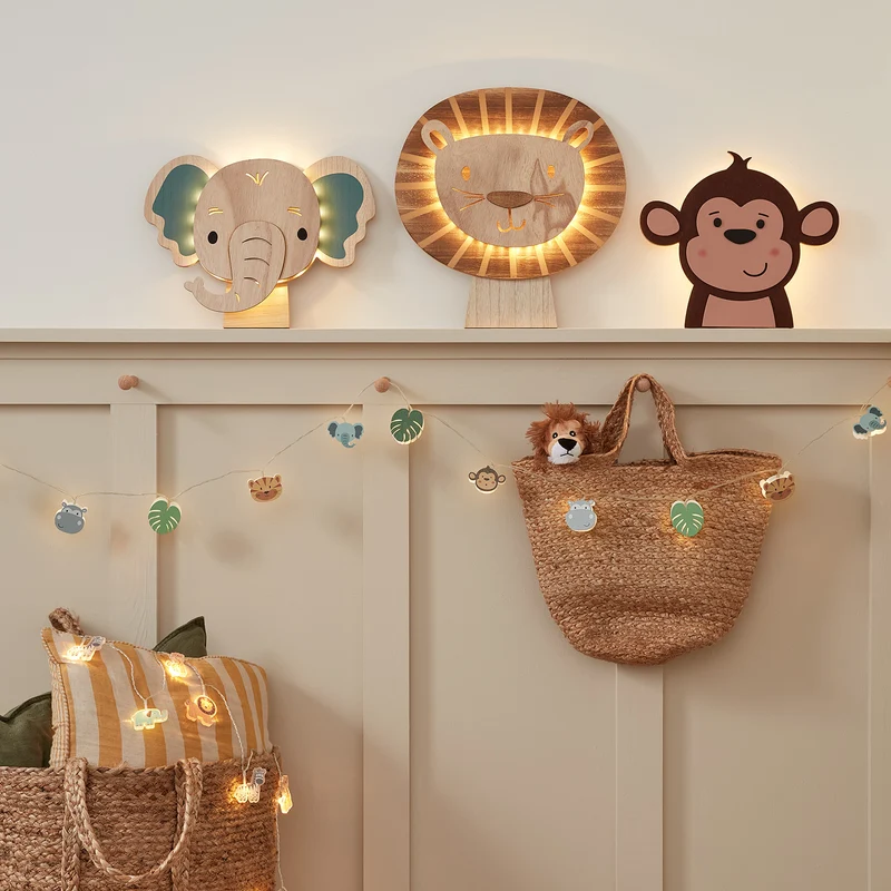 Lot d'Éclairages pour Chambre à Coucher Safari