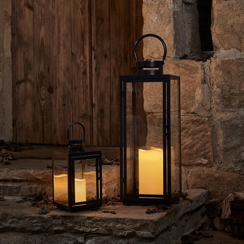 Malvern Lot de 2 Lanternes de Jardin