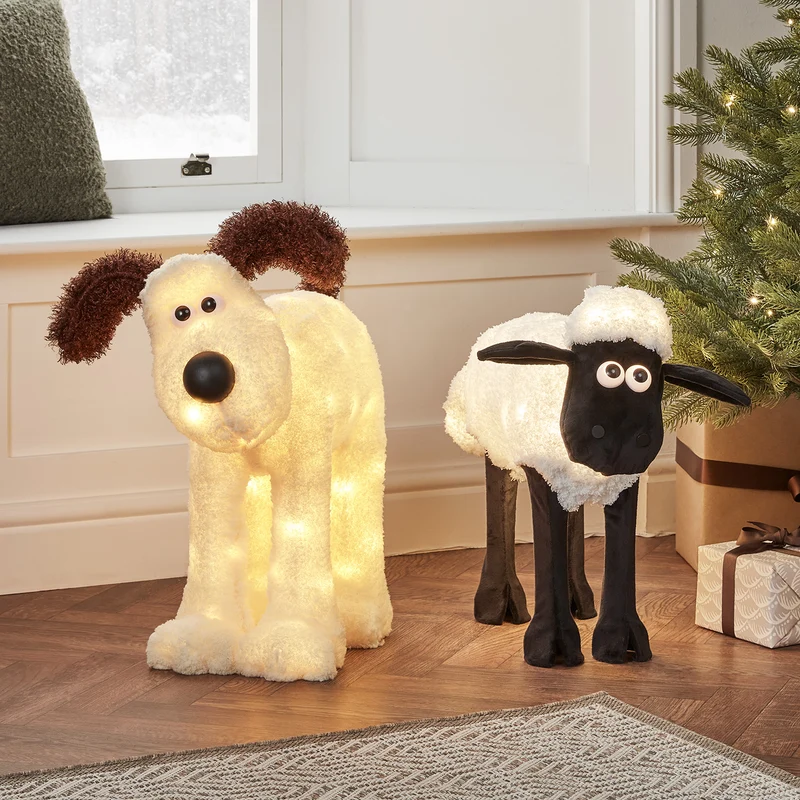 Shaun le Mouton™ et Gromit™ Figurines Lumineuses