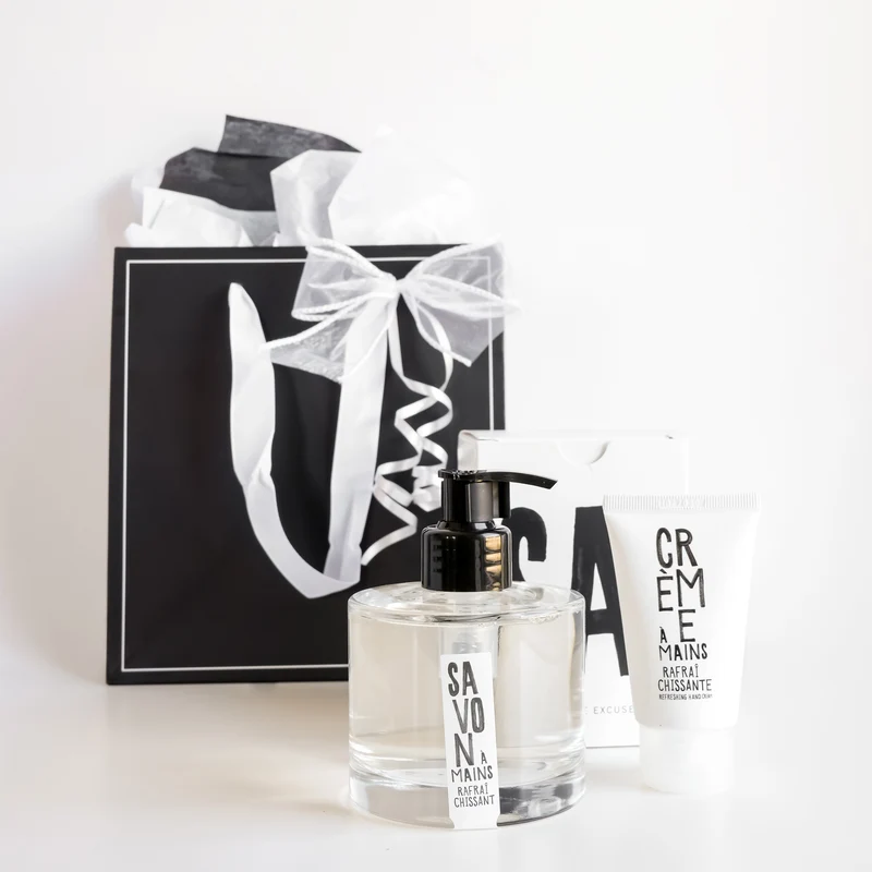 Ensemble-cadeau - Savon & mini crème