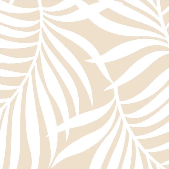 60x231 cm Vinyl Sand Tropical Leaves