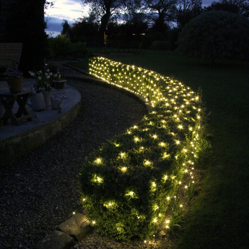 Filet Lumineux Core Connect 10m x 2m 700 LED Blanc Chaud Câble Vert Raccordable