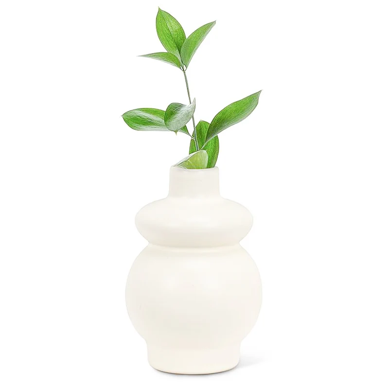 Vase organique - Ivoire