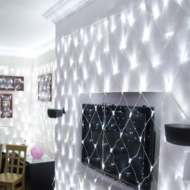 Filet Lumineux Core Connect 8m x 2m 560 LED Blanche Câble Transparent Raccordable