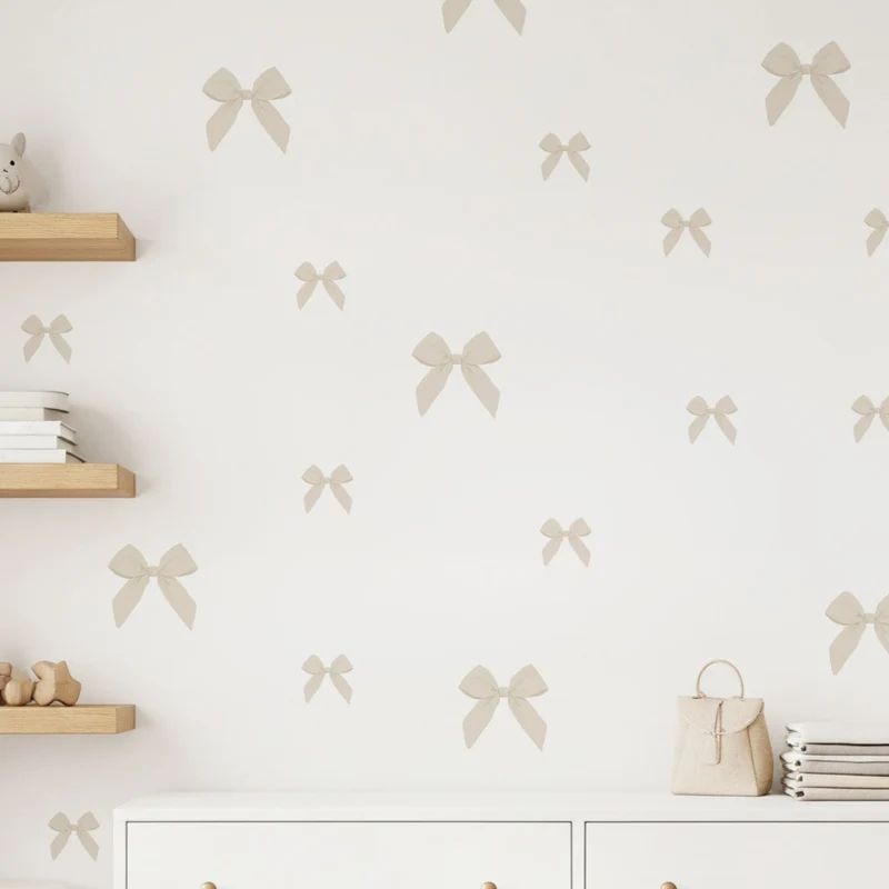 Bow Wall Stickers - Multiple Colors Available