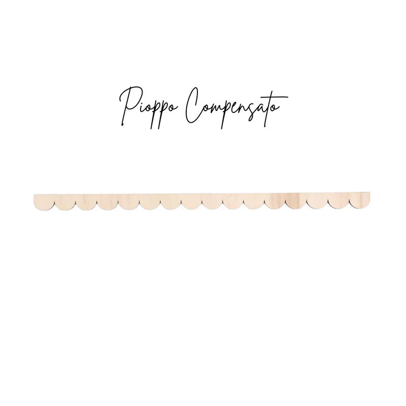 Scalloped Wood Molding - More Materials Available