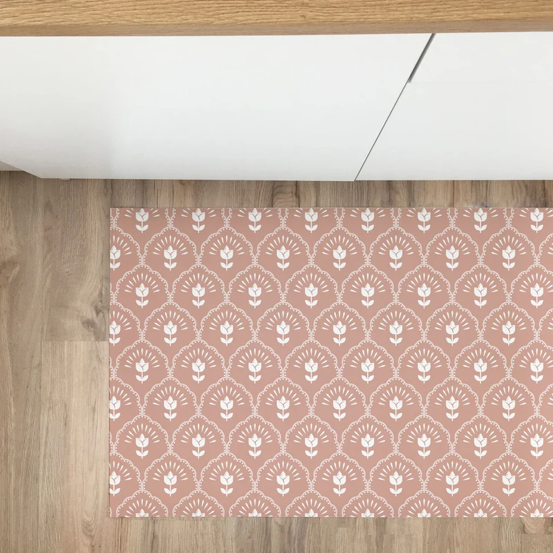 Tapis en vinyle Quiet Posy - Plus de tailles et de couleurs disponibles