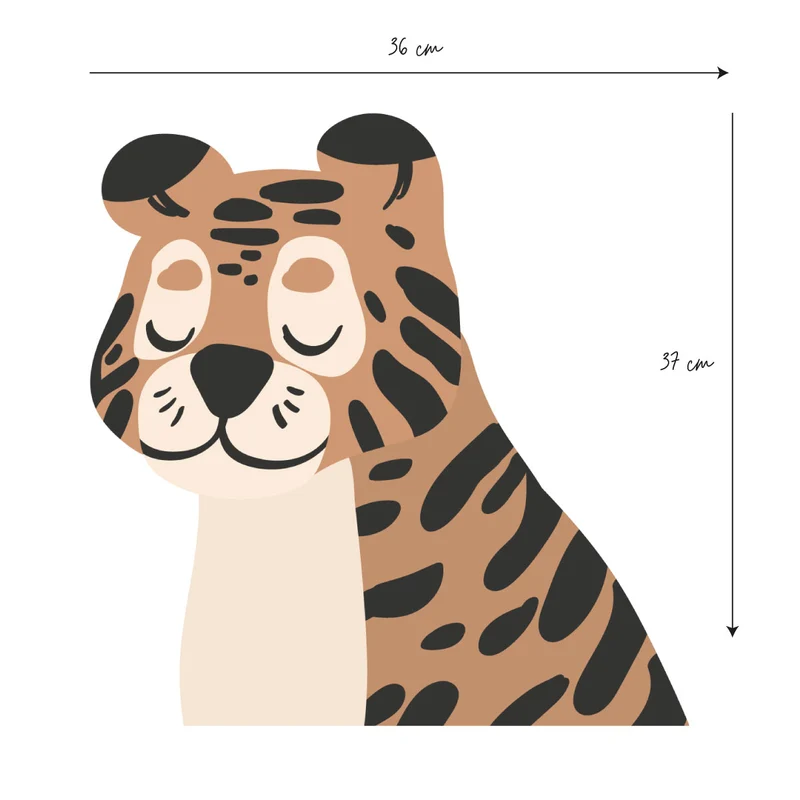 Lazy Jungle XL Sticker - More Designs Available