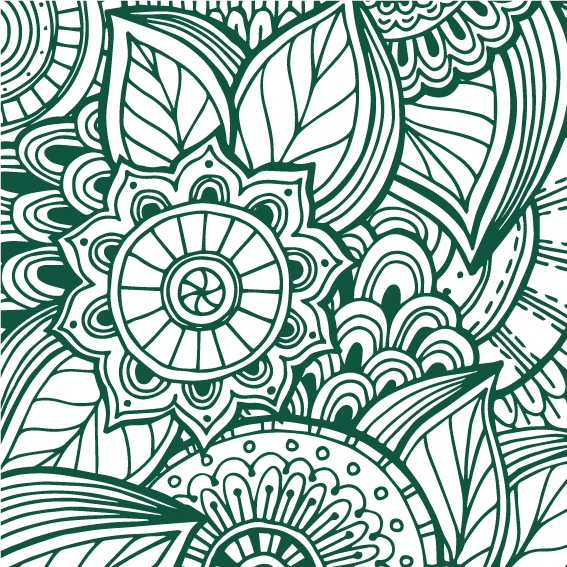 100x300 cm Vinilo Boho Chic Bosco
