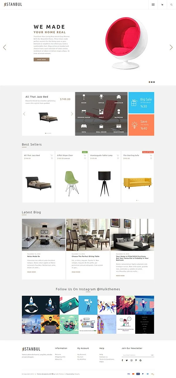 Accessories Store Istanbul Shopify Theme